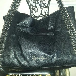 Jessica Simpson black shoulder purse