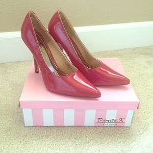 Damita K Dark Red Elsie Pumps