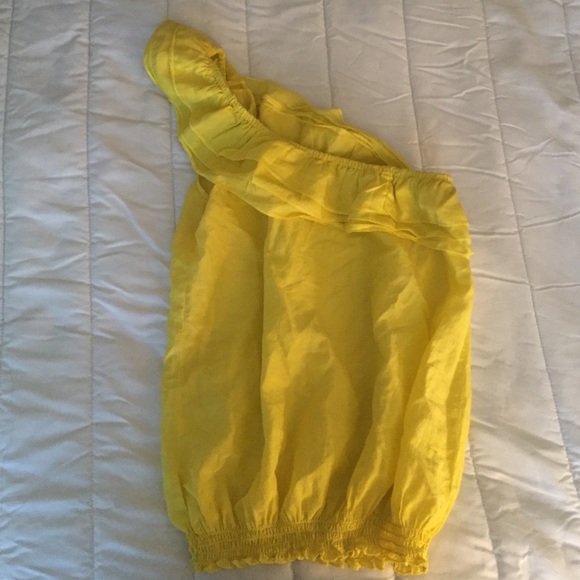 Cotton Summer Shirt - Yellow