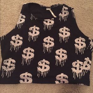 Black Crop Top