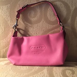 Cute Coach light pink little girls purse