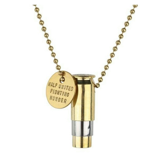 🎉SALE🎉 Fighting Hunger Bullet Necklace - Picture 1 of 4