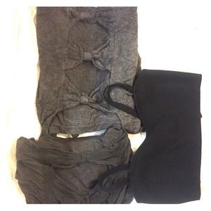 Three Brandy Melville Crops