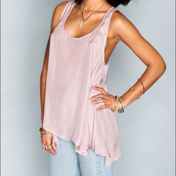 Cara-Van Top Petal Pink Silky Satin - Picture 2 of 4