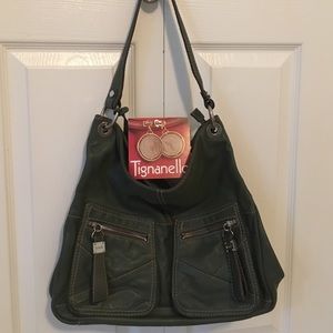 Green Tignanello Handbag