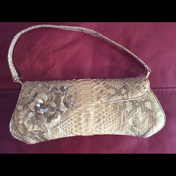 Price drop -- Brand New Python Clutch