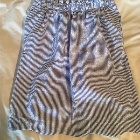 Seersucker pin stripe skirt