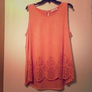 Size XL suede tank top