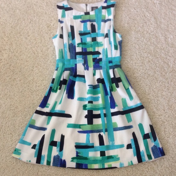 Vince Camuto Lined, Sleeveless Dress with Pockets