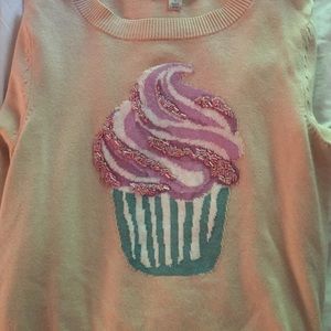 Lauren Conrad Beaded Cupcake Sweater
