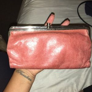 HOBO pink wallet/clutch.