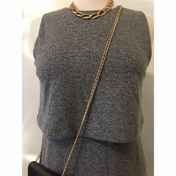 Gray  Sleeveless Dress - Picture 2 of 4