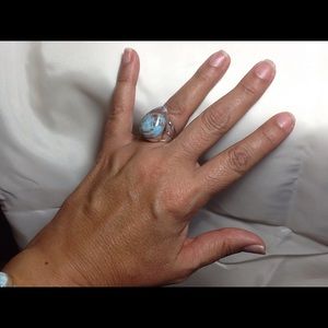 Larimar ring