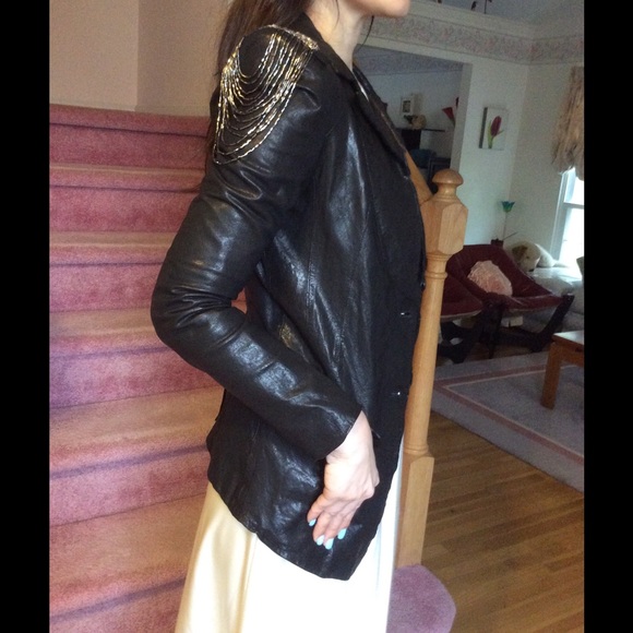 On Sale - Trendy Leather Jacket