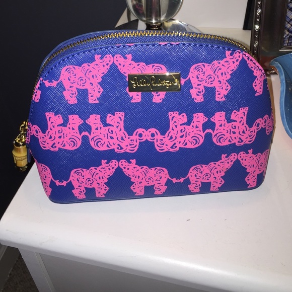 Lilly Pulitzer Bamboo Cosmetic Case