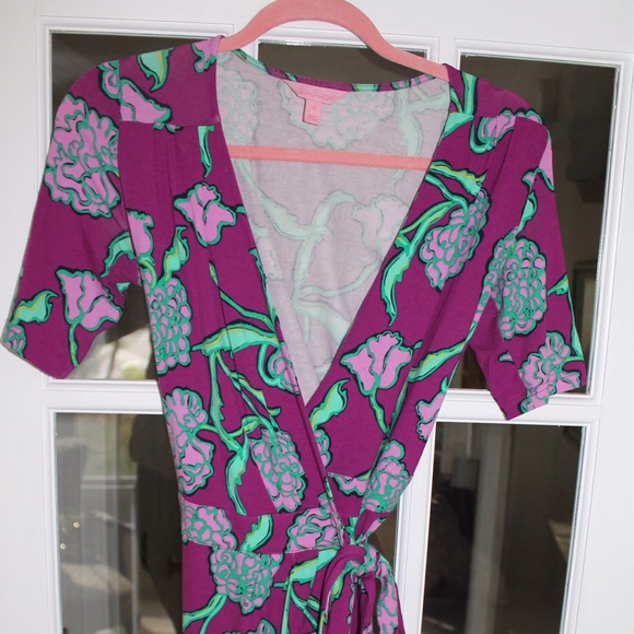 Lilly Pultizer wrap dress
