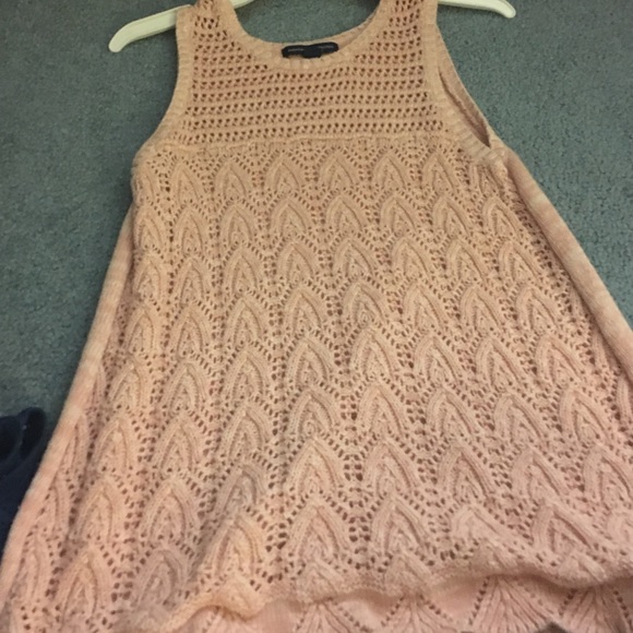 Light Pink sweater tank top - Picture 1 of 2