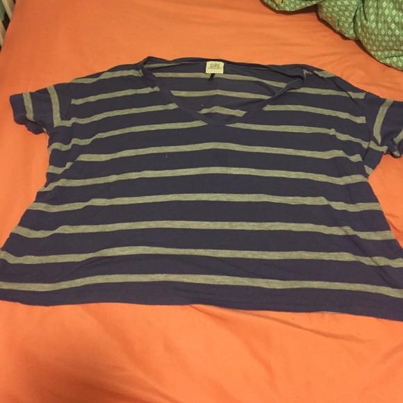 Purple stripped shirt