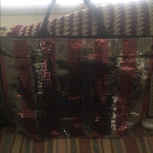Victoria secret limited edition sequin tote