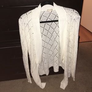 White lightweight pacsun cardigan