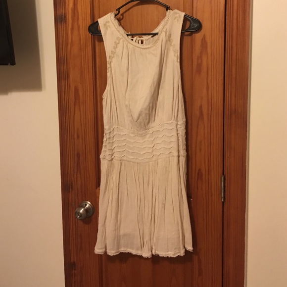 Free people beige dress