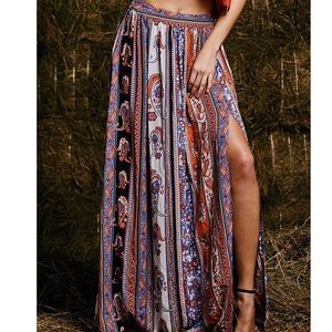 Bohemian long sexy skirt
