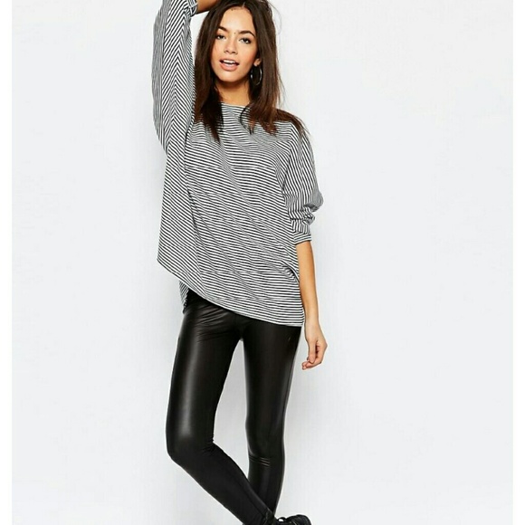 ASOS Petite Faux Leather Leggings