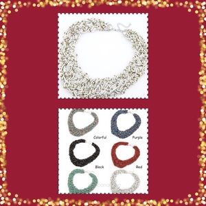 White bohemian necklace