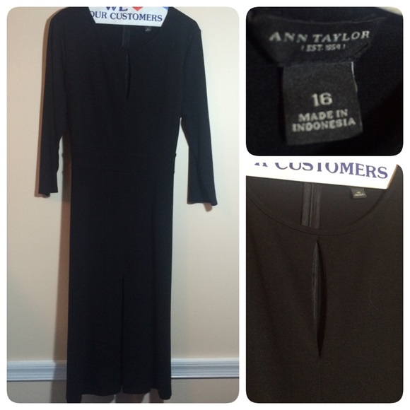Ann Taylor Long Sleeve Knit Dress