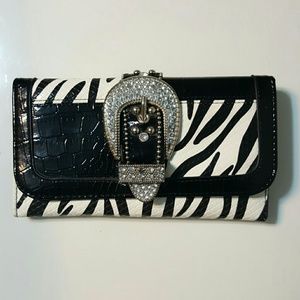 Black and White Zebra Print Wallet