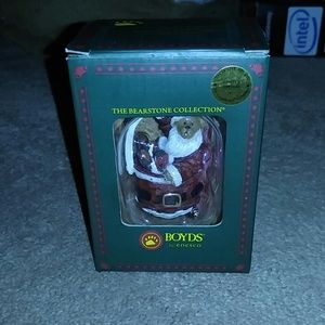 Ltd Edition Santa Bellybear Basket of Joy Ornament