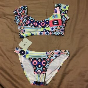 Asos Geometric Two Piece Swim