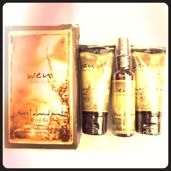 WEN Chaz Dean NEW Sweet Almond Mint Treatment Kit