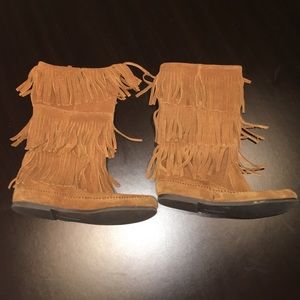 Fringe Minnetonka Boots