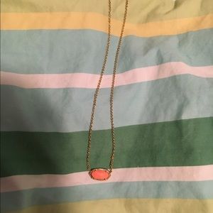 Coral Kendra Scott necklace