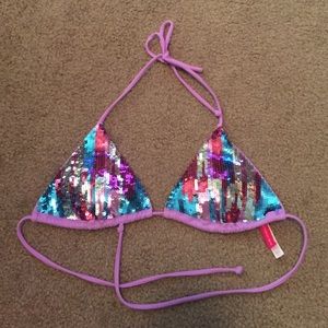 Victoria's Secret Sequin Bathing Suit Top
