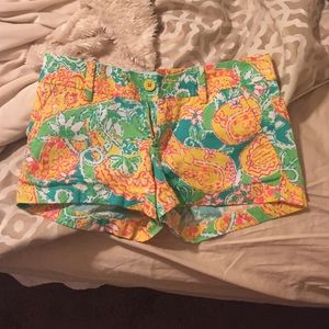 Lilly Pulitzer pattern shorts!