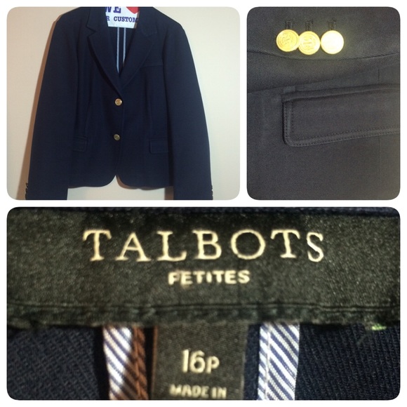 Talbots Navy Blazer