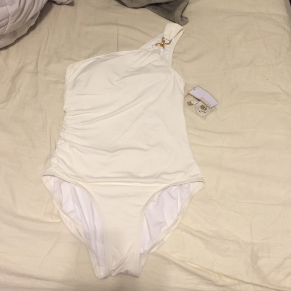 Brand new white Michael Kors bathing suit