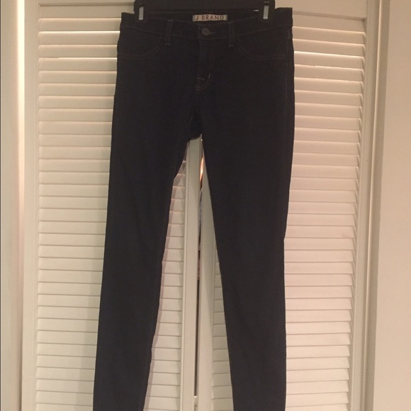 J Brand skinny dark blue jeans