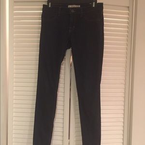 J Brand skinny dark blue jeans