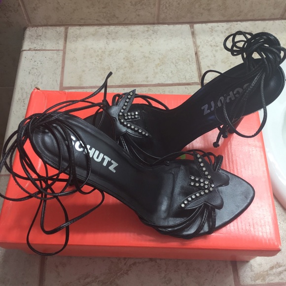 Black Leather sandals