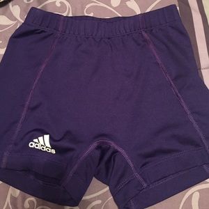 Purple adidas spandex