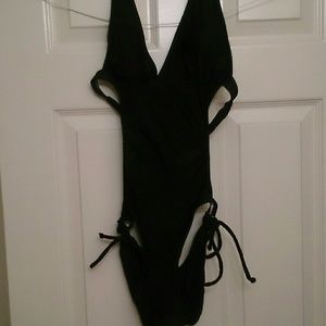 Black bathing suit