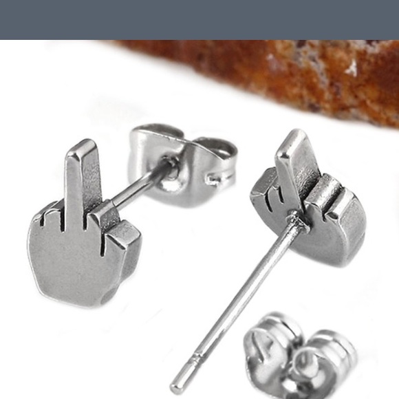 ๐๐ผHaha! Tiny statement earrings - Picture 2 of 3