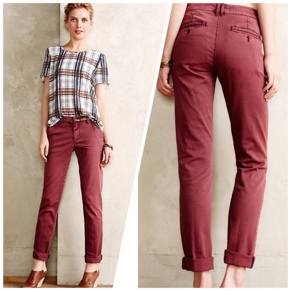 Anthropologie Pilcro & Letterpress Hyphen Chino