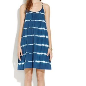 Madewell Backyard Sundress in Indigo Shibori