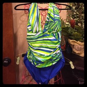 One Piece Halter Swim suit