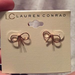 Lauren Conrad rose gold earrings