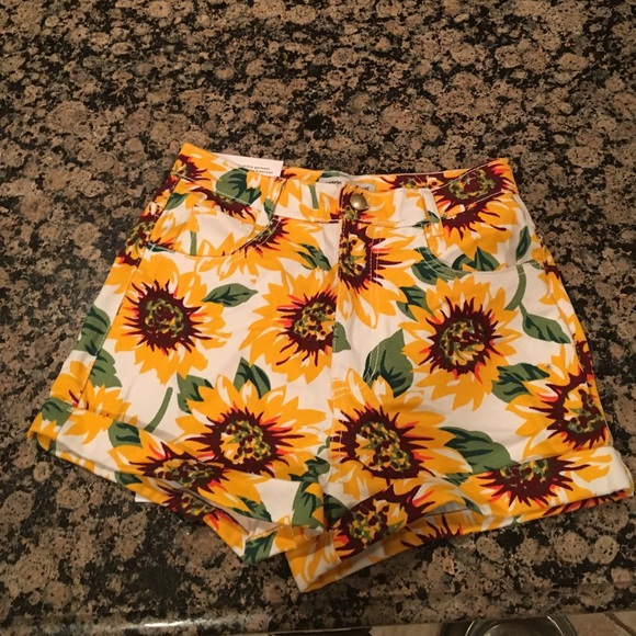 Sunflower high waisted shorts